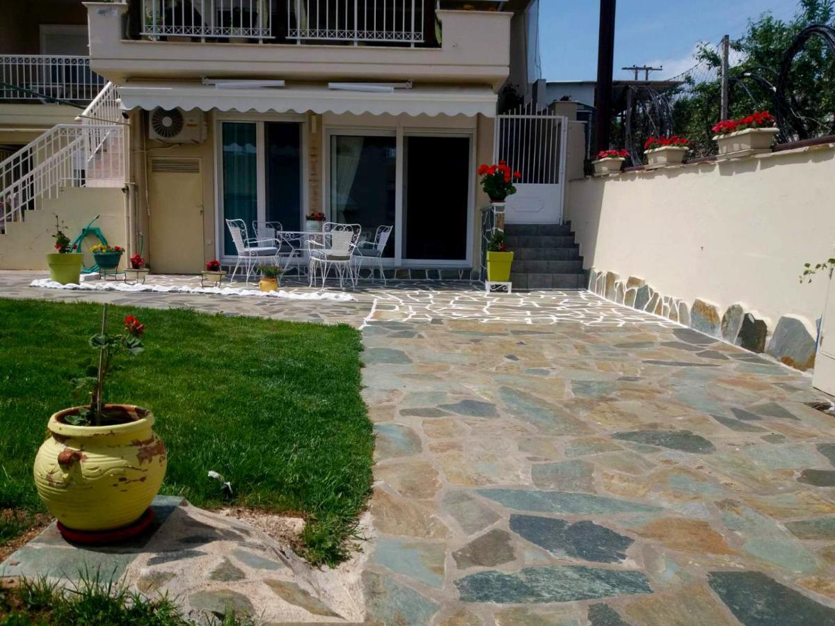 Ferienwohnung Maria'S Garden House Flogita Exterior foto